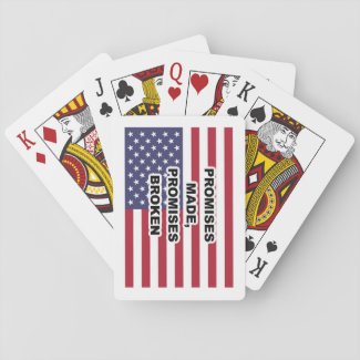Promises Made, Promises Broken Playing Cards