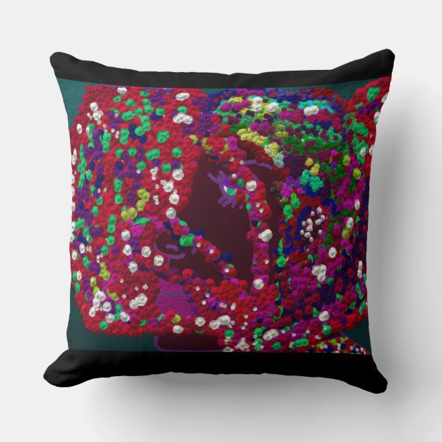 Promise's Rebirth Throw Pillow (Front)