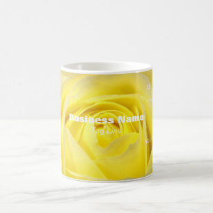 Promo Business Card Mug Yellow Rose - HAMbyWG