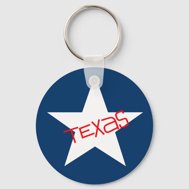 Promo Keychain Texas Lone Star State Flag Gift (Front)