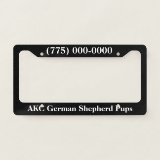 Promo License Plate Frame
