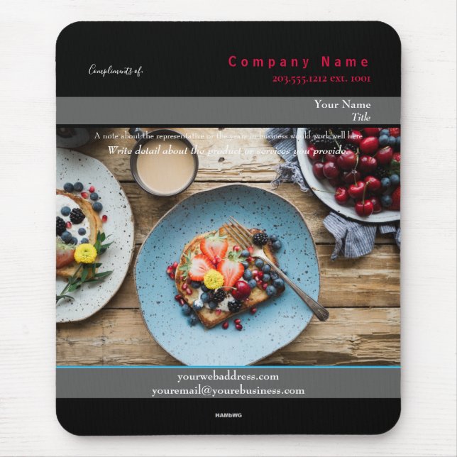 Promo Mouse Pad Bed & Breakfast Theme - HAMbyWG (Front)