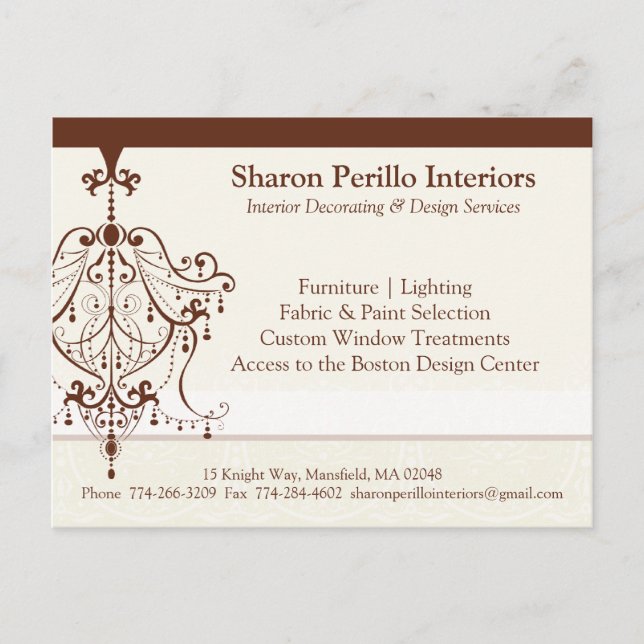 PROMO POSTCARD :: chandelier 1L (Front)