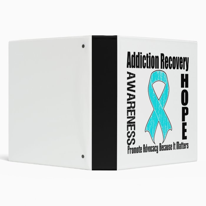 Promote Addiction Recovery Because It Matters 3 Ring Binder