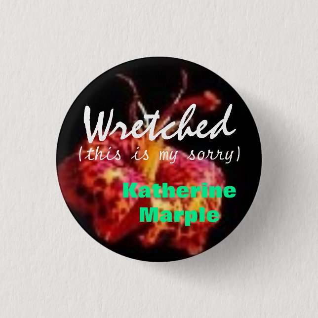 Promote Katherine Marple Button (Front)