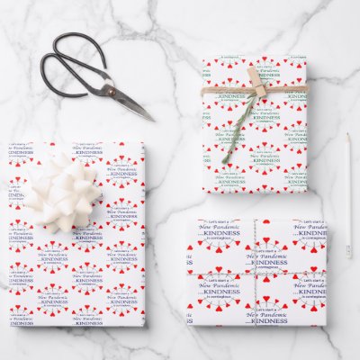 Promote Kindness Wrapping Paper Sheets