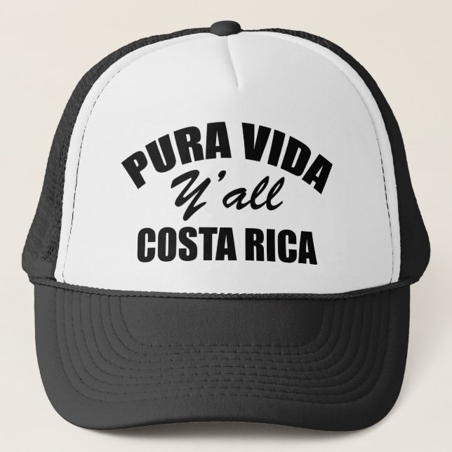 Promote "Pure Life" Costa Rica style!!! Trucker Hat (Front)