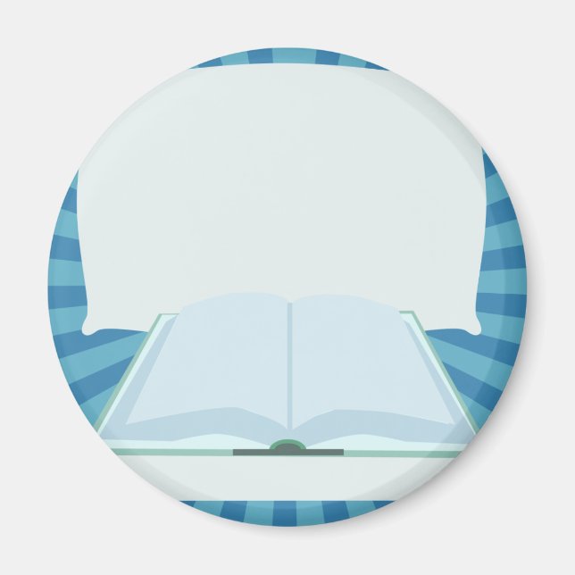 Promote Your Book Add Title Here Magnet (Front)