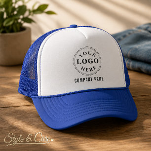 Promote Your Brand with Personalized W and Royal Trucker Hat