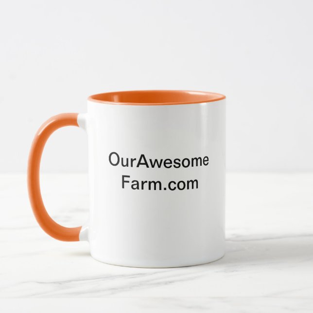 Promote Your Farm / Ranch Classic Tea or Coffee Mu Mug (Left)