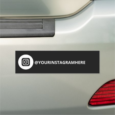 Promote Your Instagram Car Magnet