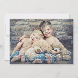 Promoted Big Brothers Photo Pregnancy Announcement