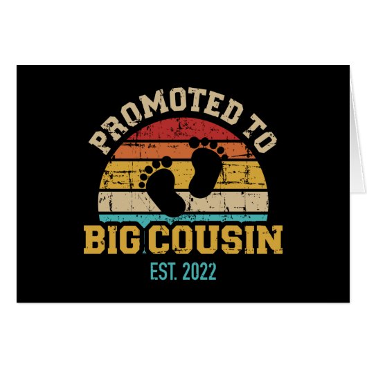 Promoted big cousin 2022 pregnancy announcement (Front Horizontal)