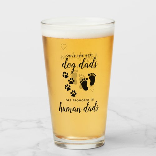 Promoted Dog Dads To Human Dad Pregnancy Reveal Glass