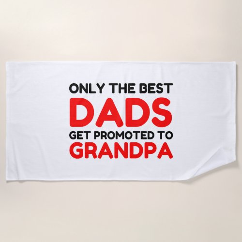 PROMOTED GRANDPA BEACH TOWEL