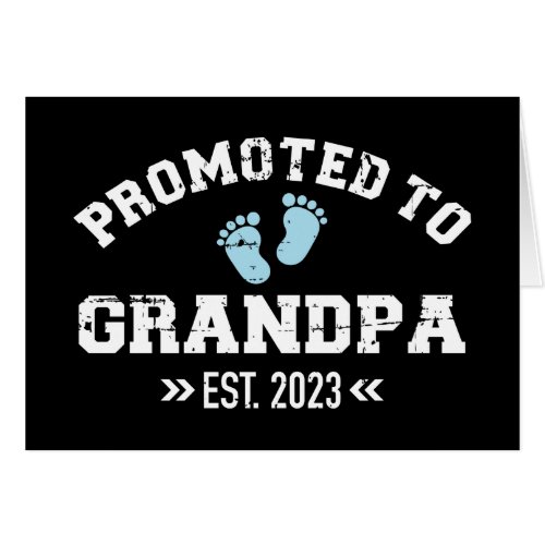 Promoted grandpa est 2023 pregnancy announcement