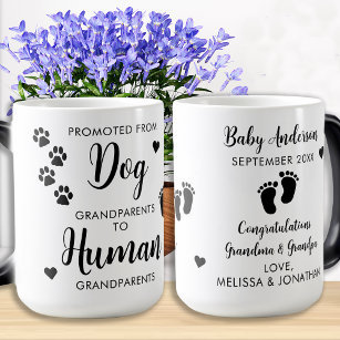 Personalized Pregnancy Announcement Travel Mug For Dad, Grandpa