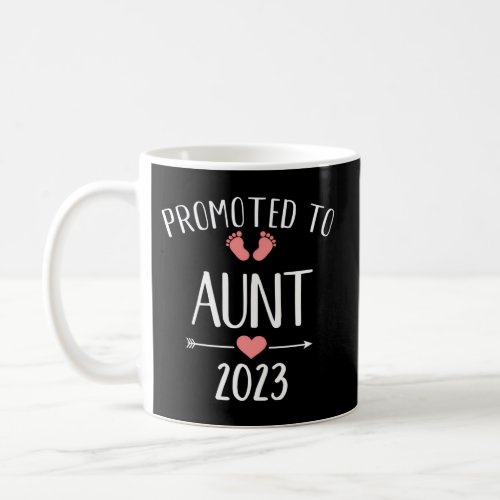 Promoted To Aunt 2023 Coffee Mug