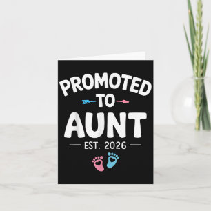 Promoted To Aunt 2026 Card