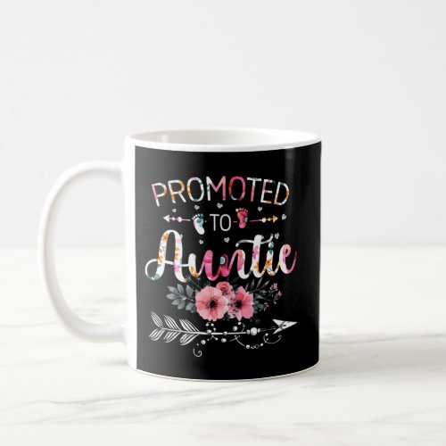 Promoted To Auntie 2022 New Grandma Mothers Day Coffee Mug