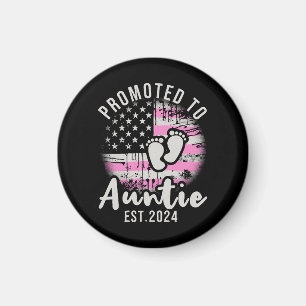 Promoted to Auntie 2024 Magnet