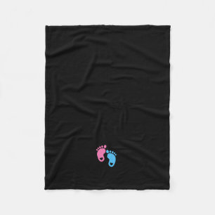 Promoted To Auntie 2025 New Aunty First Time Aunt  Fleece Blanket