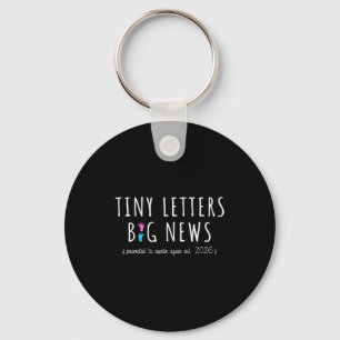 Promoted To Auntie Again 2026-2nd Baby Announcemen Keychain