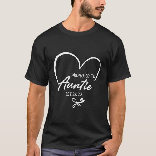 Promoted To Auntie Est 2022 New Auntie T_Shirt