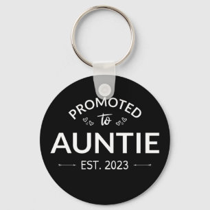 Promoted To Auntie Est. 2023 II Keychain