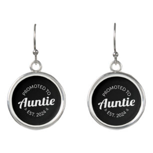 Promoted To Auntie Est. 2024 I Earrings