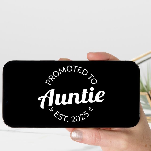 Promoted To Auntie Est. 2025 I Card (Front Digital)