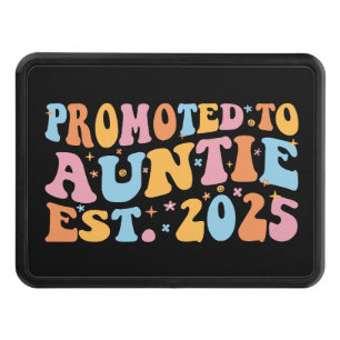 Promoted To Auntie Est. 2025 III Hitch Cover