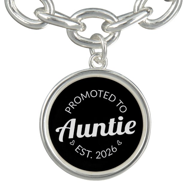 Promoted To Auntie Est. 2026 I Bracelet (Design)