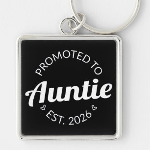 Promoted To Auntie Est. 2026 I Keychain