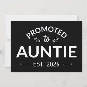 Promoted To Auntie Est. 2026 II Announcement