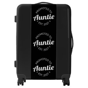Promoted To Auntie Est 2027 New Aunt I Luggage