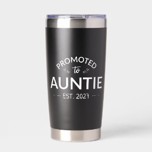 Promoted To Auntie Est 2027 New Aunt II Insulated Tumbler