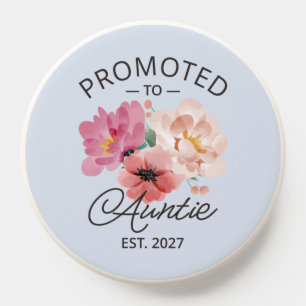 Promoted To Auntie Est 2027 New Aunt VI PopSocket