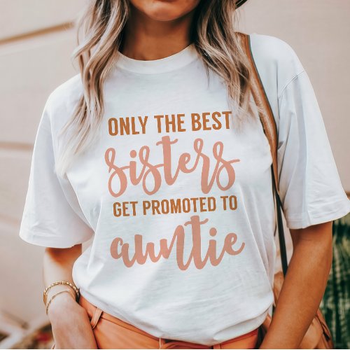 Promoted To Auntie T-Shirt