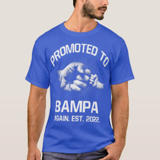 Promoted To Bampa Again EST 2022 Christmas Fathers T-Shirt