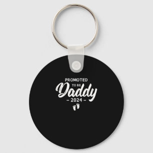 Promoted To Be Daddy 2024 Keychain