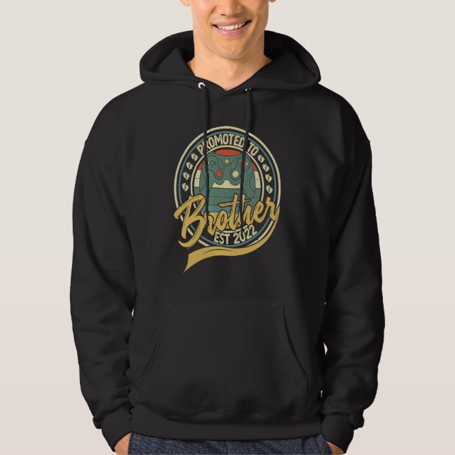 Promoted to Big Bro 2022 I Leveled up to Big Broth Hoodie (Front)