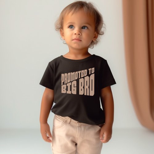 Promoted To Big Bro Announcement Black Toddler T_shirt