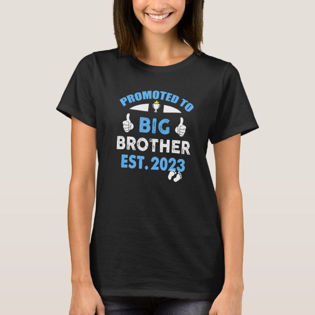 Promoted To Big Bro  I'm Going To Be A Big Brother T-Shirt (Front)