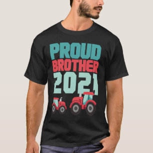 Promoted To Big Brother 2021  Toddler Boy Tractor T-Shirt