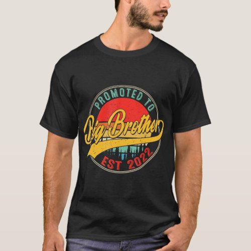 Promoted To Big Brother 2022 Fathers Day For New D T_Shirt