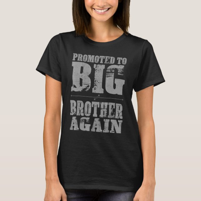 Promoted To Big Brother 2022 Kids Boys Sibling Out T-Shirt (Front)