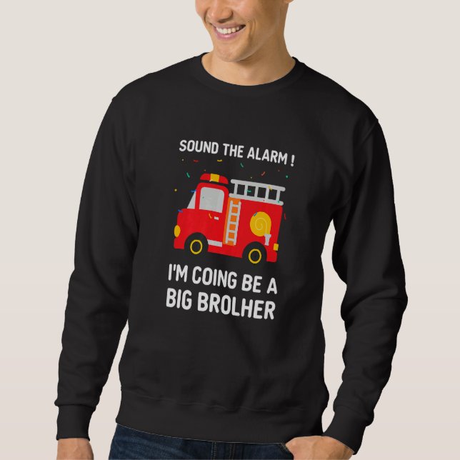 Promoted To Big Brother 2023 Boys Sibling Outfits  Sweatshirt (Front)