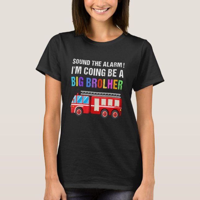 Promoted To Big Brother 2023 Boys Sibling Outfits  T-Shirt (Front)