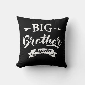 Promoted to Big Brother Again EST.2021 Throw Pillow